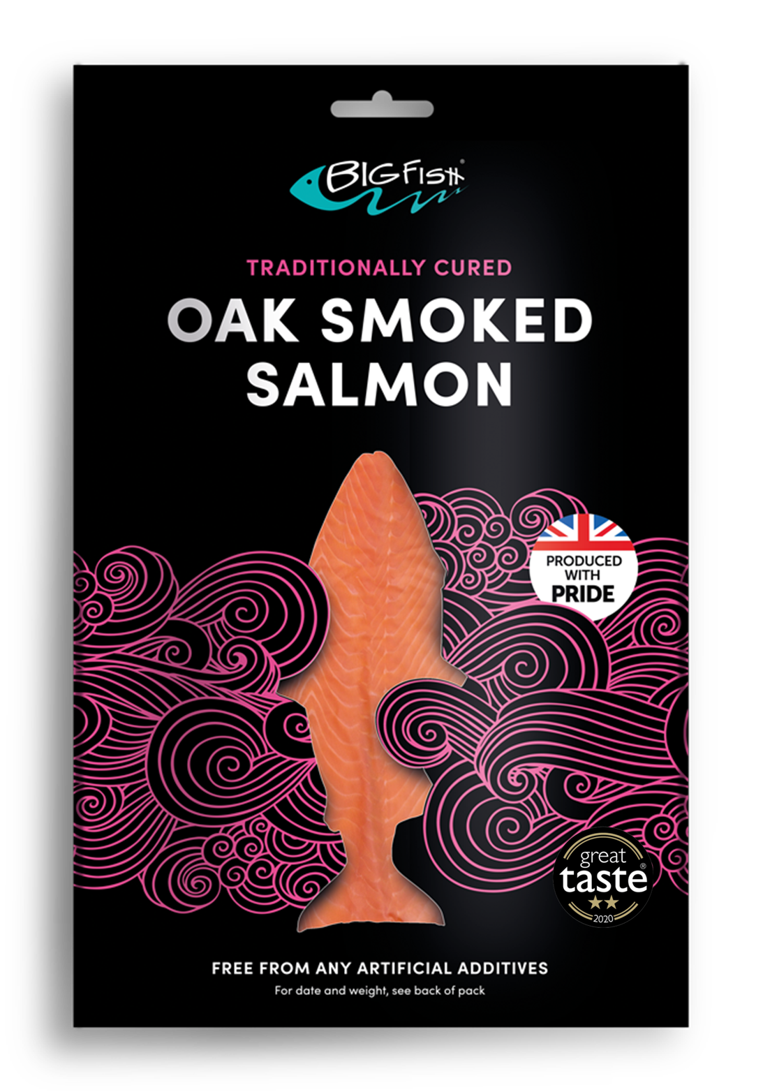Traditional smoked salmon from our own smokehouse Big Fish